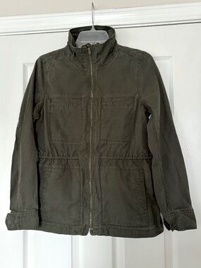 Like New Gap Army Green Utility Jacket Size Small Lightweight